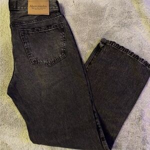 Abercrombie Kids Black Straight leg Jeans